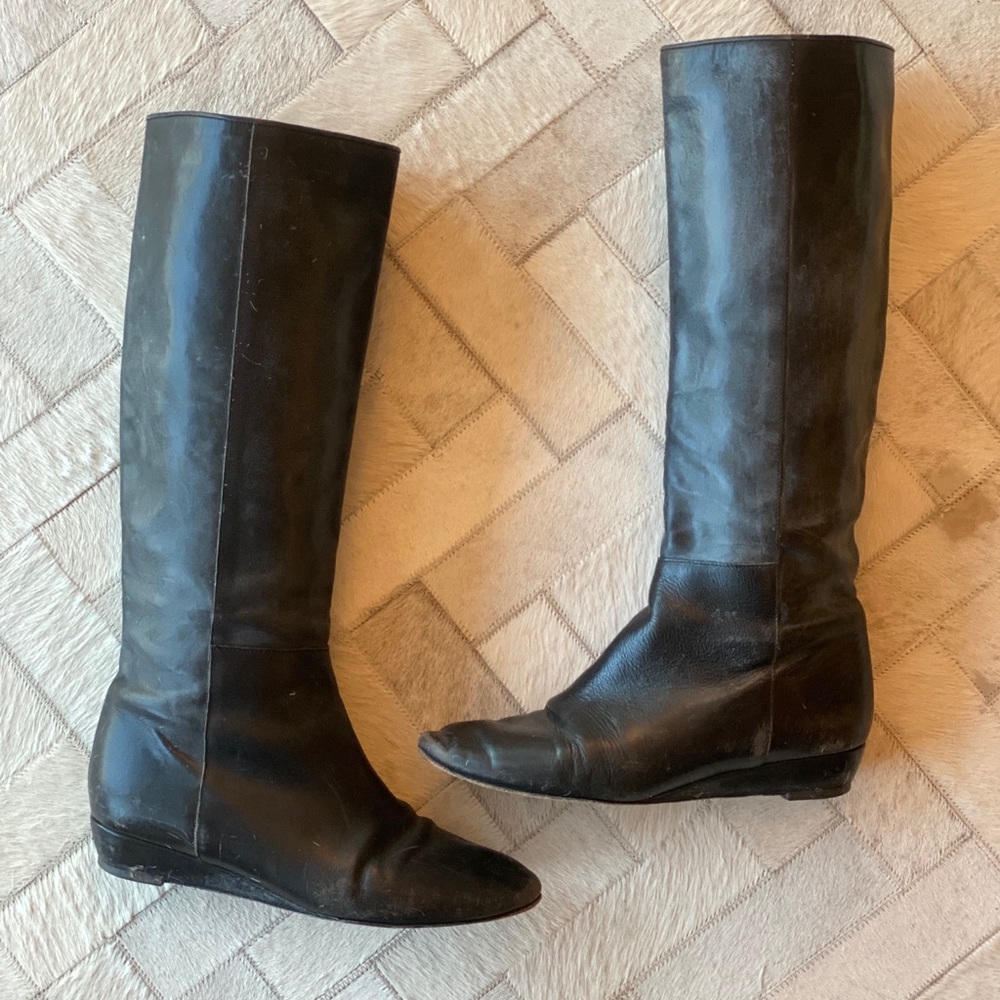 Black Leather Boots